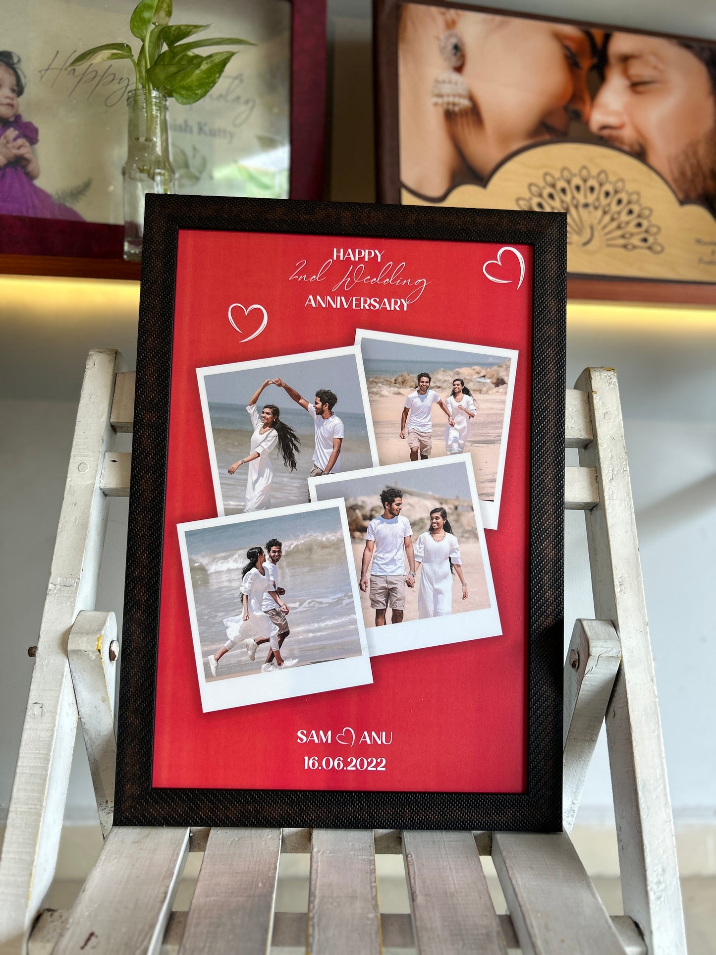 Anniversary Polaroid frame