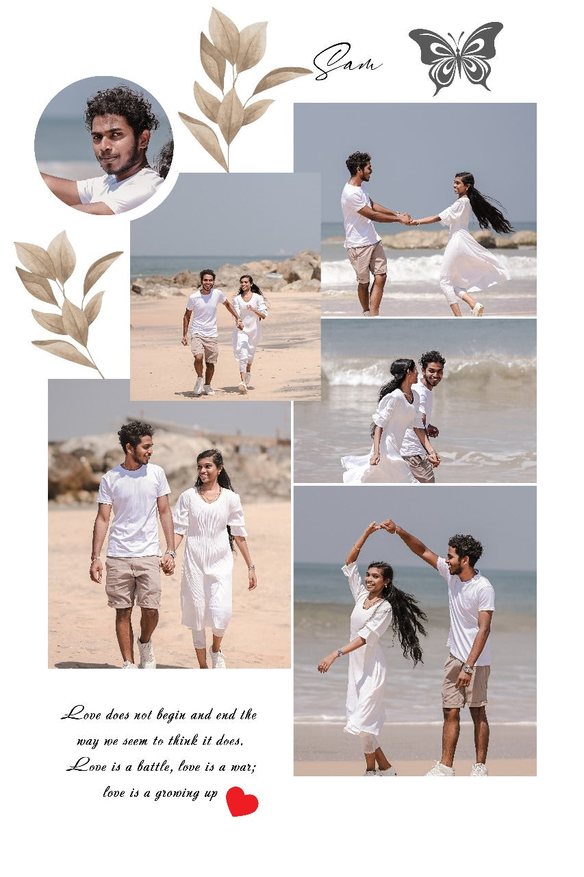 Customised collage frame