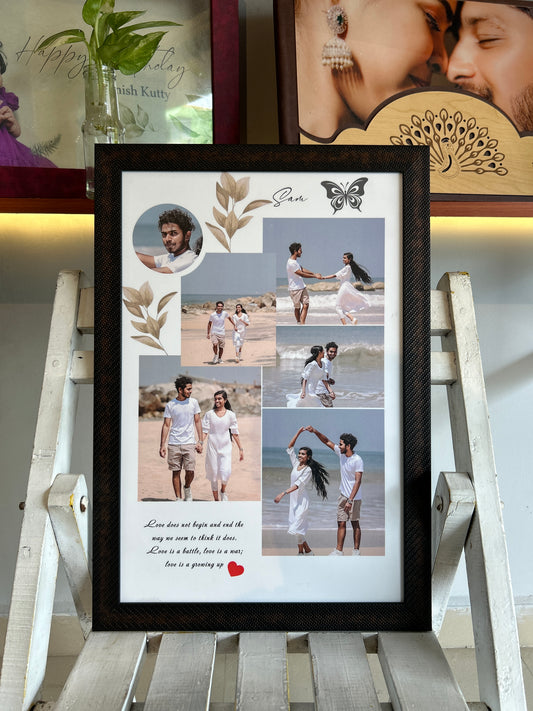 Customised collage frame